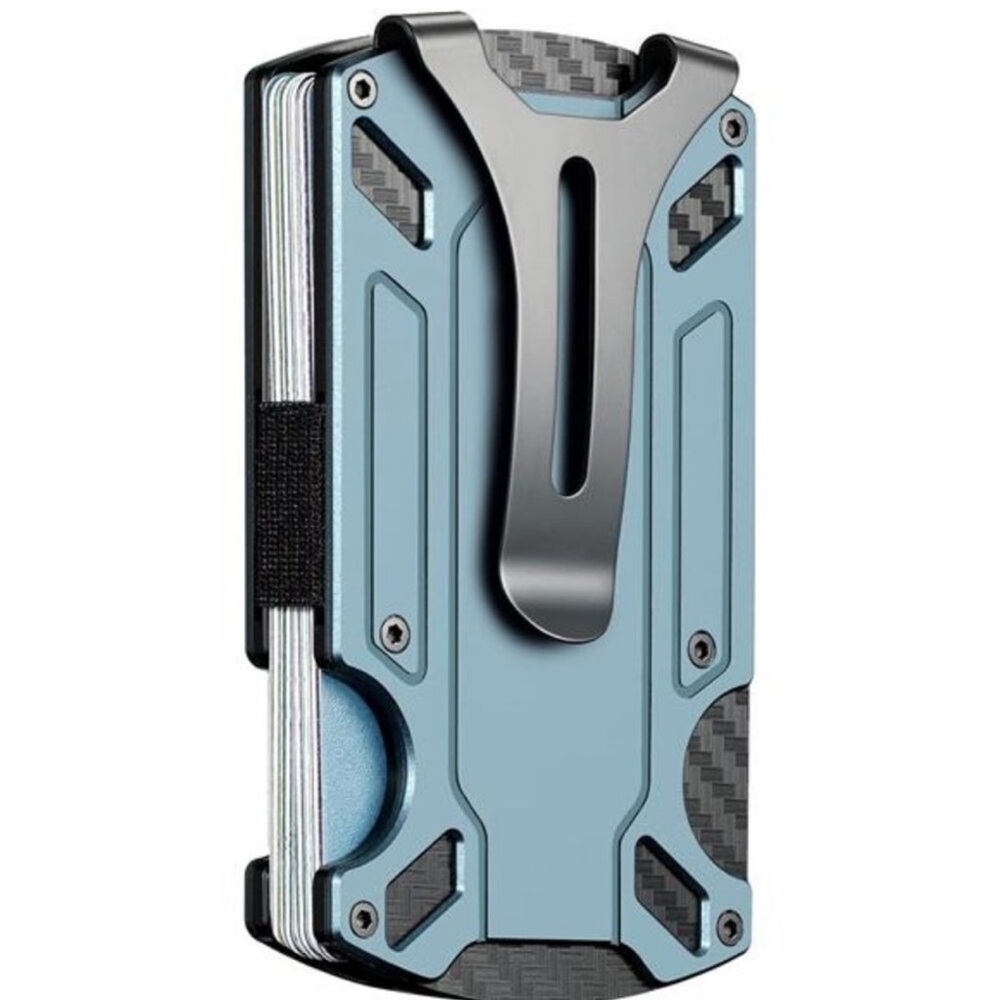 Minimalist Wallet for Men, Metal Wallet, Tactical Wallet, Money Clip Wallet